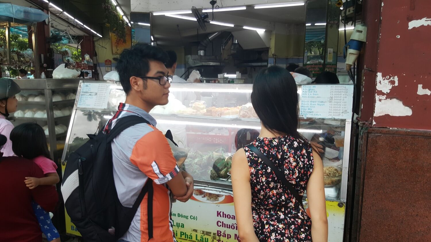 Un vendeur de xoi à Saigon