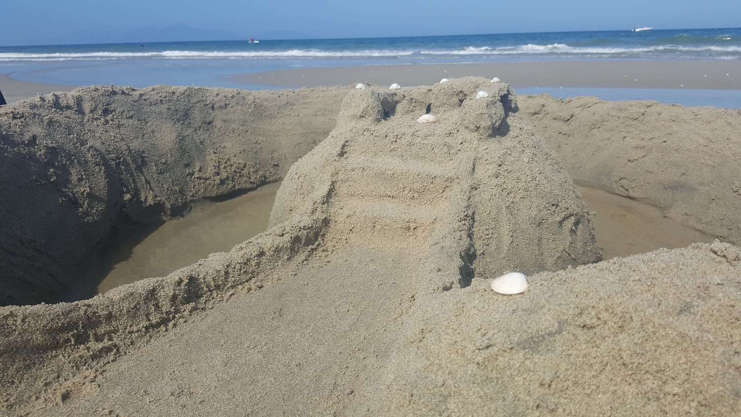 Notre château de sable à Hoi An