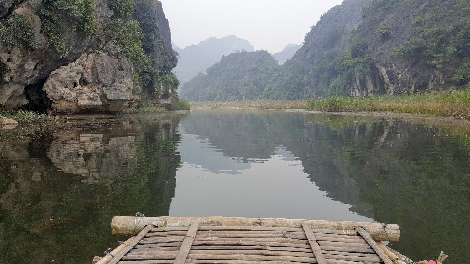 Balade sur l'eau à Vân Long