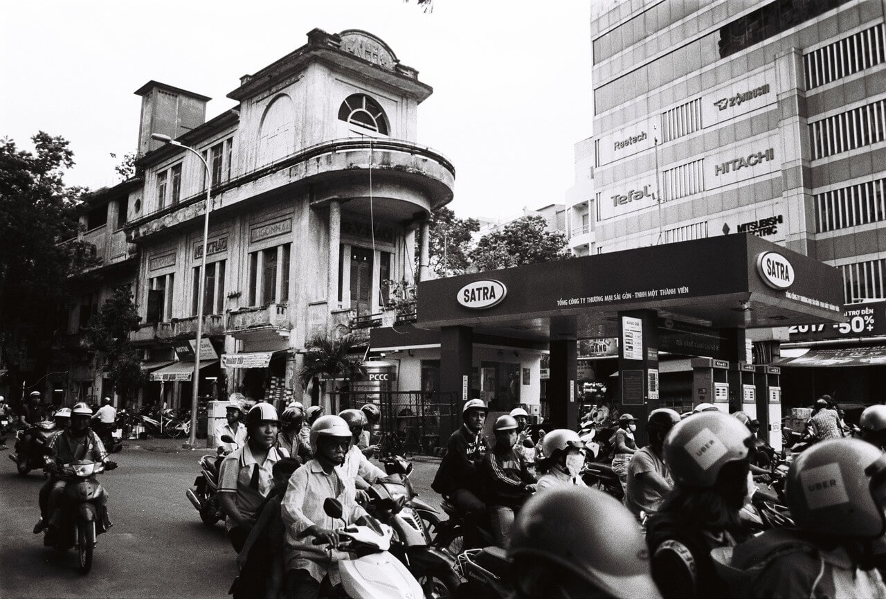Scène de rue à Sai Gon