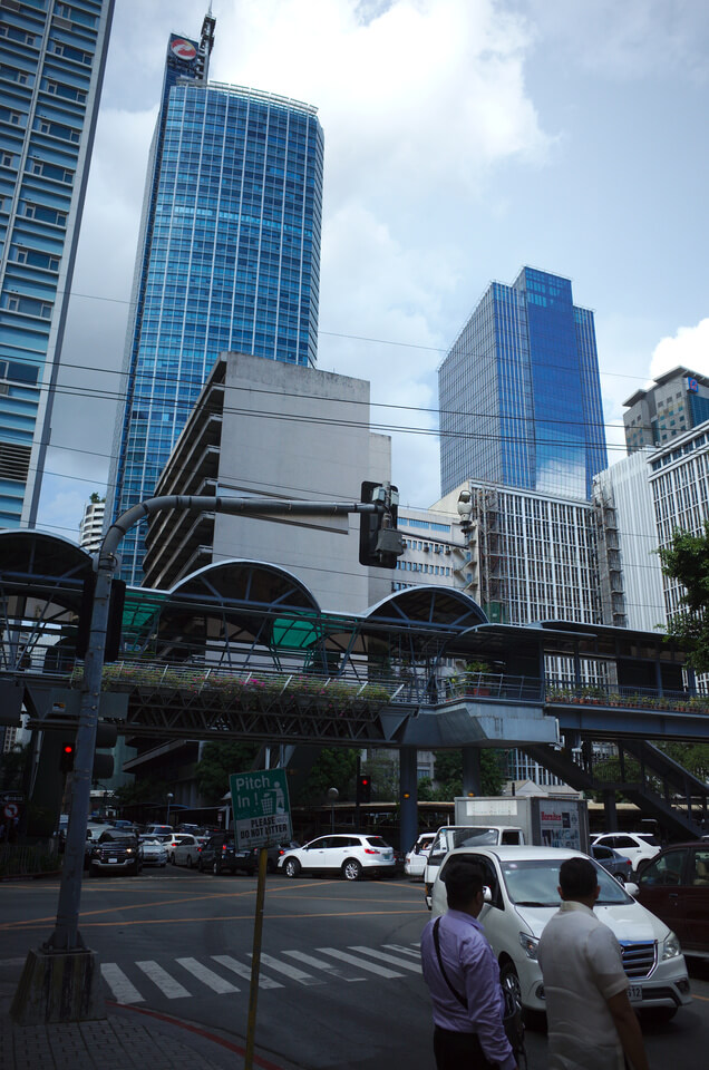 La ville de Makati dans le Grand Manille