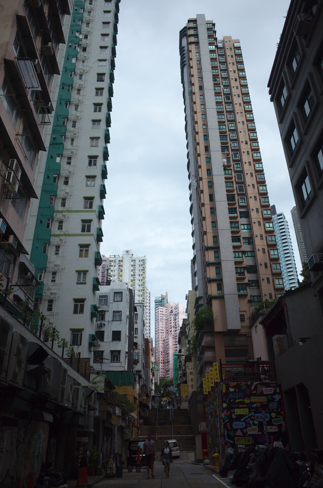 Le quartier de Sheung Wan à Hong Kong
