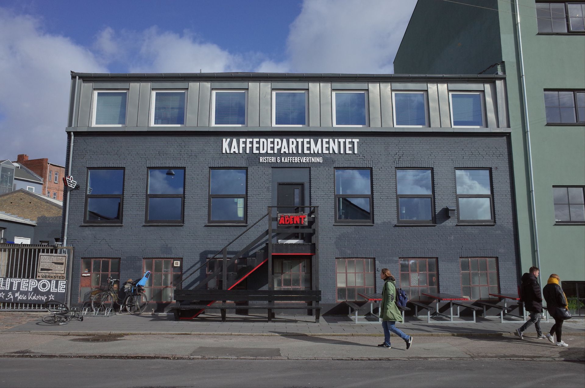 Le café de spécialité Kaffedepartementet à Nordvest, Copenhague